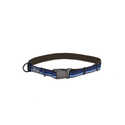 1 x 18-Inch K9 Explorer Sapphire Reflective Adjustable Dog Collar